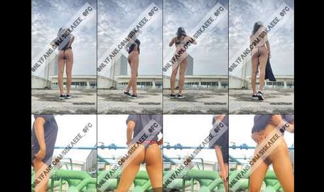 Siskaeee Colmek Di Rooftop Dulu